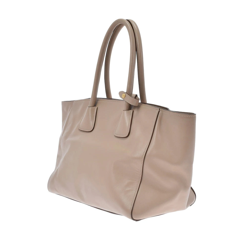 Prada soft beige handbag Vitello calfskin Phoenix bag